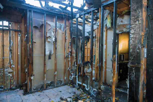 Professional Soot Cleanup technician working in Marysville, PA